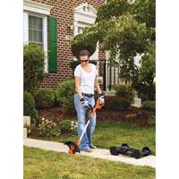 Ensemble de tondeuse compacte sans fil 3 en 1 20 V Max*, Pouss&eacute;e, &agrave; pile, Largeur de coupe 12" Distribution Jean Lapalme