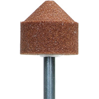 Meule mont&eacute;e sur tige Gemini, A13, 1-1/8" dia., 1-1/8" lo Distribution Jean Lapalme