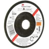 Green Corps Flexible Grinding Wheel, 4-1/2" x 1/8", 7/8" Arbor, Ceramic, Type 27 Distribution Jean Lapalme