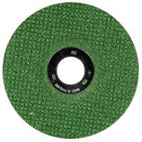 Green Corps Flexible Grinding Wheel, 4-1/2" x 1/8", 7/8" Arbor, Ceramic, Type 27 Distribution Jean Lapalme