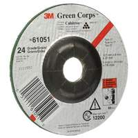 Green Corps Flexible Grinding Wheel, 5" x 1/4", 7/8" Arbor, Ceramic, Type 1 Distribution Jean Lapalme