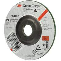Green Corps Flexible Grinding Wheel, 5" x 1/4", 7/8" Arbor, Ceramic, Type 1 Distribution Jean Lapalme