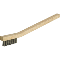 Small Cleaning Industrial-Duty Scratch Brush, Stainless Steel, 3 x 7 Wire Rows, 7-3/4" Long Distribution Jean Lapalme