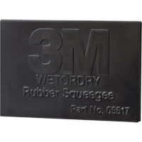 Wetordry Rubber Squeegee, 3", Rubber Distribution Jean Lapalme