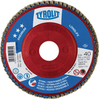 Disque &agrave; lamelles Long Life 4-1/2", 4-1/2" x 7/8", Type 27, Grain 40, Zirconium Distribution Jean Lapalme