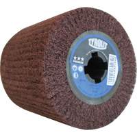 Tambour de conditionnement de surface Pro-Line, 4" dia. x 4" la, 3/4" Arbre, Grain Fin, Oxyde d'aluminium Distribution Jean Lapalme