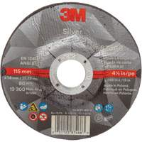 Meule &agrave; tronçonner Silver, 4-1/2" x 0,045", Arbre de 7/8", Type 27, C&eacute;ramique, 13 300 Tr/min Distribution Jean Lapalme