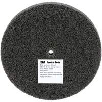 Scotch-Brite EXL Unitized Wheel, 5" x 1/2", 1/4" Arbor, Fine Grit, Silicon Carbide Distribution Jean Lapalme