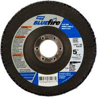 Disque &agrave; lamelles BlueFire, 5" x 7/8", Type 29, Grain 36, Alumine de zirconium Distribution Jean Lapalme
