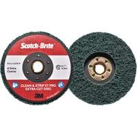 Scotch-Brite Clean & Strip XT Pro Extra Cut Disc, 4-1/2" Dia., Extra Coarse Grit, Aluminum Oxide Distribution Jean Lapalme