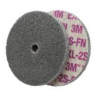 Scotch-Brite EXL Unitized Wheel, 6" x 1/4", 1/4" Arbor, Fine Grit, Aluminum Oxide/Ceramic/Zirconium Distribution Jean Lapalme