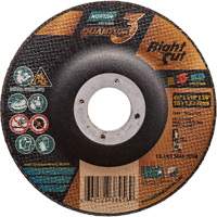 Quantum3 RightCut Cutting Wheel, 4-1/2" x 1/16", 7/8" Arbor, Type 27, Ceramic Alumina, 13580 RPM Distribution Jean Lapalme