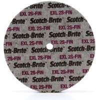 Scotch-Brite EXL Unitized Wheel, 6" x 1/4", 1/4" Arbor, Fine Grit, Silicon Carbide Distribution Jean Lapalme