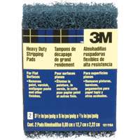 Heavy-Duty Stripping Pads, Aluminum Oxide, 3-1/2" x 5", Coarse Grit Distribution Jean Lapalme