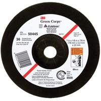 Green Corps Depressed Centre Wheel, 7" x 1/8", 7/8" Arbor, Ceramic, Type 27 Distribution Jean Lapalme