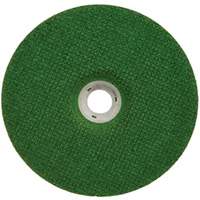 Green Corps Depressed Centre Wheel, 7" x 1/8", 7/8" Arbor, Ceramic, Type 27 Distribution Jean Lapalme