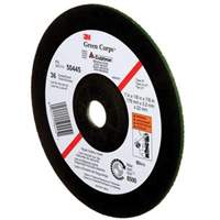 Green Corps Depressed Centre Wheel, 7" x 1/8", 7/8" Arbor, Ceramic, Type 27 Distribution Jean Lapalme