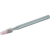 Meule mont&eacute;e vitrifi&eacute;e, B97, Oxyde d'aluminium, 1/8" dia., 3/8" lo, 80 Grain Distribution Jean Lapalme
