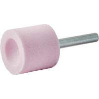 Meule mont&eacute;e vitrifi&eacute;e, A38, Oxyde d'aluminium, 1" dia., 1" lo, 80 Grain Distribution Jean Lapalme