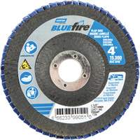 Disque &agrave; lamelles coniques R884P BlueFire, 4" x 5/8", Type 29, Grain P60, Alumine de zirconium Distribution Jean Lapalme