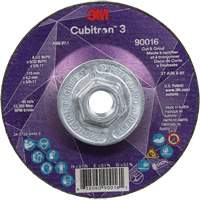 Cubitron 3 Cut & Grind Wheel, 4-1/2" x 5/32", 5/8"-11 Arbor, Type T27, 36+ Grit, Ceramic Distribution Jean Lapalme