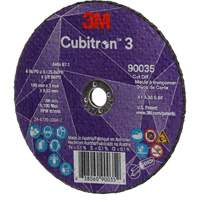 Meule &agrave; tronçonner Cubitron 3, 4" x 1/8", Arbre de 3/8", Type T1, C&eacute;ramique, 21000 Tr/min Distribution Jean Lapalme