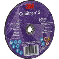 Meule &agrave; tronçonner Cubitron 3, 4" x 1/8", Arbre de 3/8", Type T1, C&eacute;ramique, 21000 Tr/min Distribution Jean Lapalme