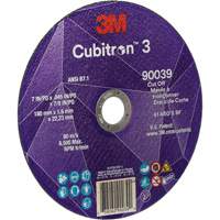 Cubitron 3 Cut-Off Wheel, 7" x 0.09", 7/8" Arbor, Type T27, Ceramic, 8500 RPM Distribution Jean Lapalme