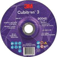 Meule &agrave; tronçonner Cubitron 3, 6" x 0,045", Arbre de 7/8", Type T27, C&eacute;ramique, 10 200 Tr/min Distribution Jean Lapalme