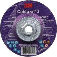 Cubitron 3 Cut-Off Wheel, 4-1/2" x 0.09", 5/8"-11 Arbor, Type T27, Ceramic, 13300 RPM Distribution Jean Lapalme