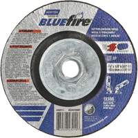 Disque de meulage et tronçonnage BlueFire, 4-1/2" x 1/8", Arbre de 5/8"-11, Type 27, Alumine de zirconium Distribution Jean Lapalme