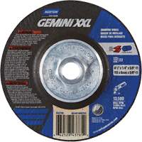 Gemini XXL Grinding Wheel, 4-1/2" x 1/4", 5/8"-11 Arbor, Aluminum Oxide, Type 27 Distribution Jean Lapalme