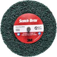 Disque Clean and Strip XT Pro Extra Cut Disc XC-DC Scotch-Brite, 4" dia., Grain Extra grossier, Oxyde d'aluminium Distribution Jean Lapalme