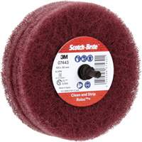 Scotch-Brite Roloc Plus General Purpose Scuffing Wheel, 4" Dia. Distribution Jean Lapalme