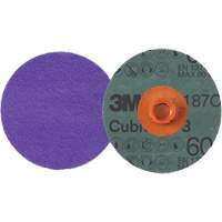 Cubitron 3 Roloc Fibre Disc, 4" Dia., 60+ Grit, Ceramic Distribution Jean Lapalme