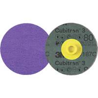Cubitron 3 Roloc Fibre Disc, 4" Dia., 80+ Grit, Ceramic Distribution Jean Lapalme