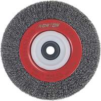 Roue d'&eacute;tabli sertie, 6" dia., Fils 0,014", Arbre 1/2"-2 Distribution Jean Lapalme