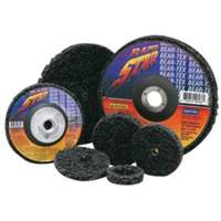Disques non tiss&eacute;s &agrave; remplacement rapide pour d&eacute;capage Bear-Tex, 2" dia., Grain Extra grossier, Carbure de silicium Distribution Jean Lapalme