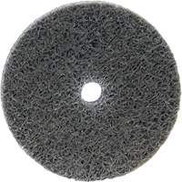 Disque unifi&eacute; non tiss&eacute; Bear-Tex, 3" x 1/4", Arbre de 1/4", Grain de Fin, Oxyde d'aluminium Distribution Jean Lapalme
