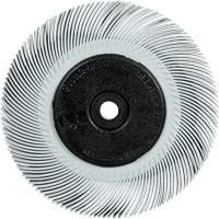 Scotch-Brite Type C Precision Radial Bristle Brush PN-RB with Keyway Core, Ceramic, 120+ Grit, 6" Dia. Distribution Jean Lapalme