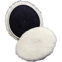 Finesse-it Natural Buffing Pad 82531, 7" Dia., Wool Distribution Jean Lapalme