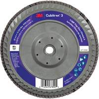 Cubitron 3 Flat Flap Disc with Quick Change 1169F, 6" x 5/8"-11, Type T27, 80+ Grit, Ceramic Distribution Jean Lapalme