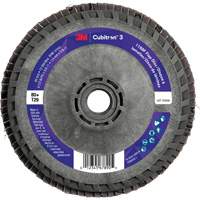 Cubitron 3 Conical  Flap Disc with Quick Change 1169F, 4-1/2" x 5/8"-11, Type T29, 80+ Grit, Ceramic Distribution Jean Lapalme