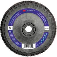 Cubitron 3 Conical  Flap Disc with Quick Change 1169F, 5" x 5/8"-11, Type T29, 40+ Grit, Ceramic Distribution Jean Lapalme