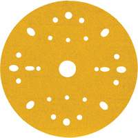 Disque abrasif dor&eacute; Hookit, dia 6", Grain 180, Oxyde d'aluminium, Poids C Distribution Jean Lapalme