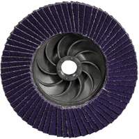 Disque &agrave; lamelles Cubitron 3 1169F, 5" x 5/8"-11, Type T27, Grain 40+, C&eacute;ramique Distribution Jean Lapalme