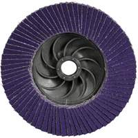 Disque &agrave; lamelles Cubitron 3 1169F, 5" x 5/8"-11, Type T29, Grain 80+, C&eacute;ramique Distribution Jean Lapalme