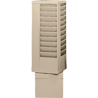 Pr&eacute;sentoirs, Rotatif, 44 fentes, Acier, 14-1/8" la x 14-1/8" p x 48-1/2" h Distribution Jean Lapalme