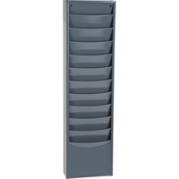 Pr&eacute;sentoirs, Stationnaire, 11 fentes, Acier, 9-3/4" la x 4-1/8" p x 36" h Distribution Jean Lapalme