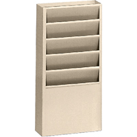 Pr&eacute;sentoirs, Stationnaire, 5 fentes, Acier, 9-3/4" la x 4-1/8" p x 21" h Distribution Jean Lapalme